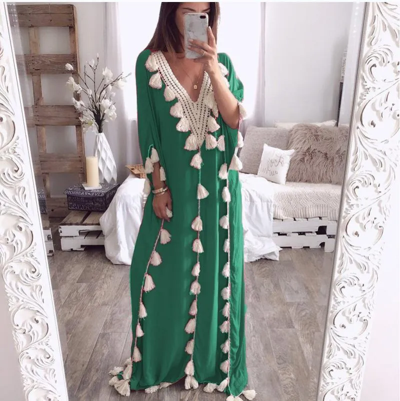 Roupas étnicas Muçulmano Abaya Kimono Camisa Hijab Vestido Árabe Africano Dashiki Eid Ramadan Islâmico Djellaba Sexy Lady Party313q