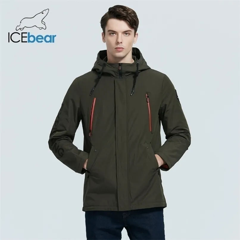 Men's Jacket Quality Male Hooded Coat Casual Men Clothing MWC20823I 211008