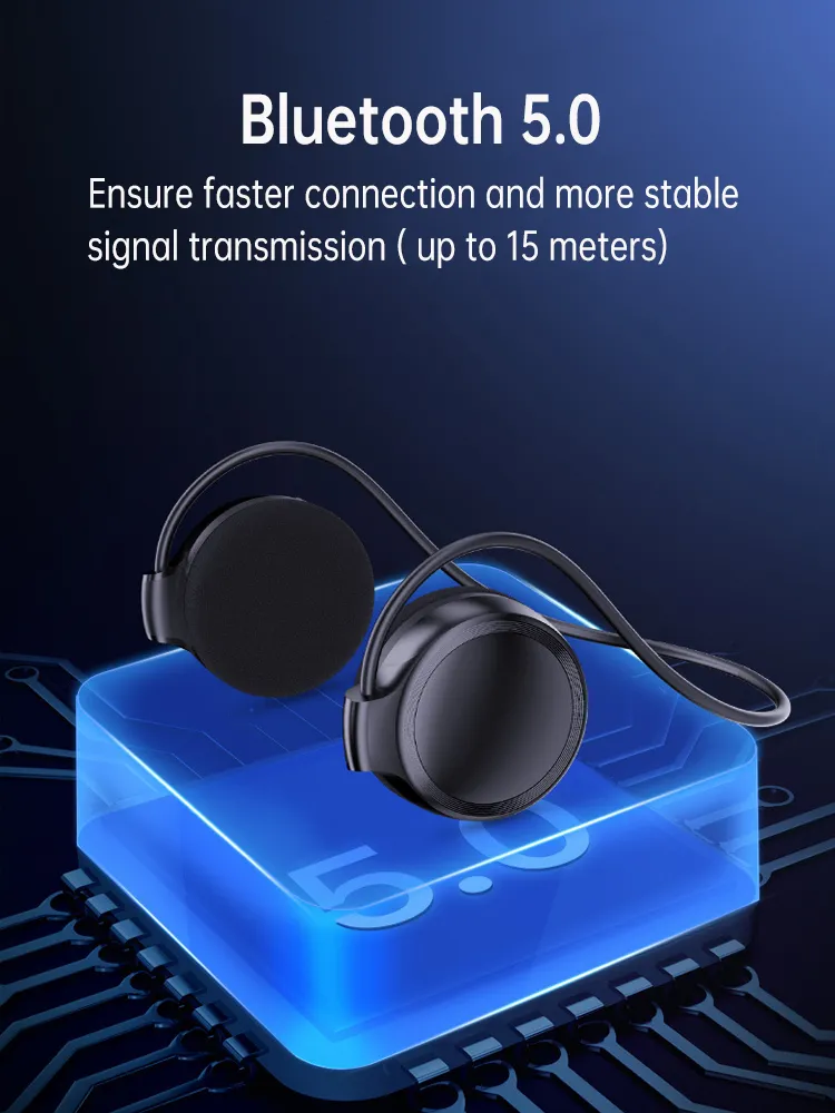 Auriculares Deportivos Bluetooth 5.0 para la Oreja, Tarjeta TF y