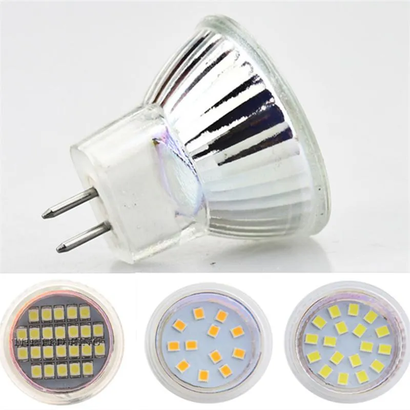 전구 10pcs / lot MR11 LED 전구 35mm 직경 3W 5W 7W 2835 SMD AC DC 12V 밝은 미니 COB 스포트 라이트 GU4 램프