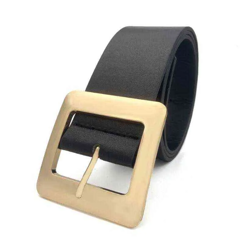 Womens Wide PU Leather Waist Belt Black Dress... From  display picture 1