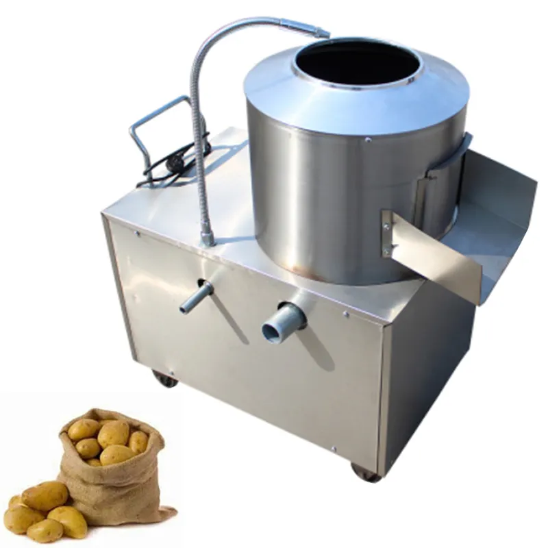 Dernière offre spéciale Machine à éplucher les pommes de terre 150-220 kg/h populaire éplucheur de patates douces Machine de nettoyage de pommes de terre type 350