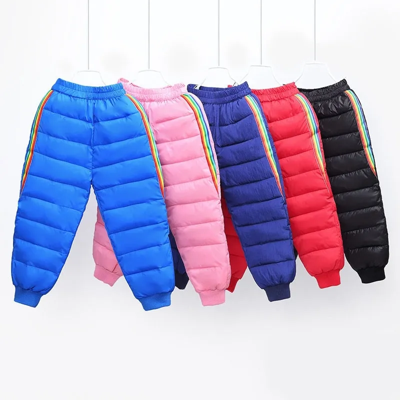 COOTELILI Kids Boys Winter Pants Warm Toddler Clothes Teen Girls Pants Warm Soft Trousers For Children Kids Trousers (13)