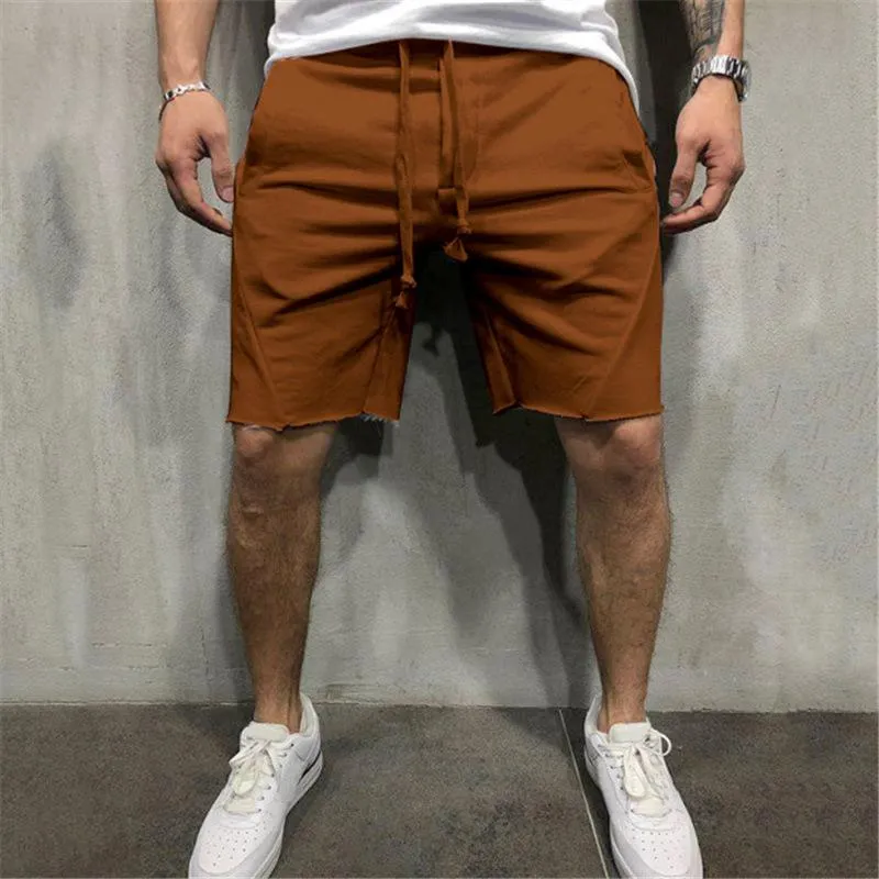 Shorts de playa de algod n para hombre informales deportivos de verano 2021 SA932