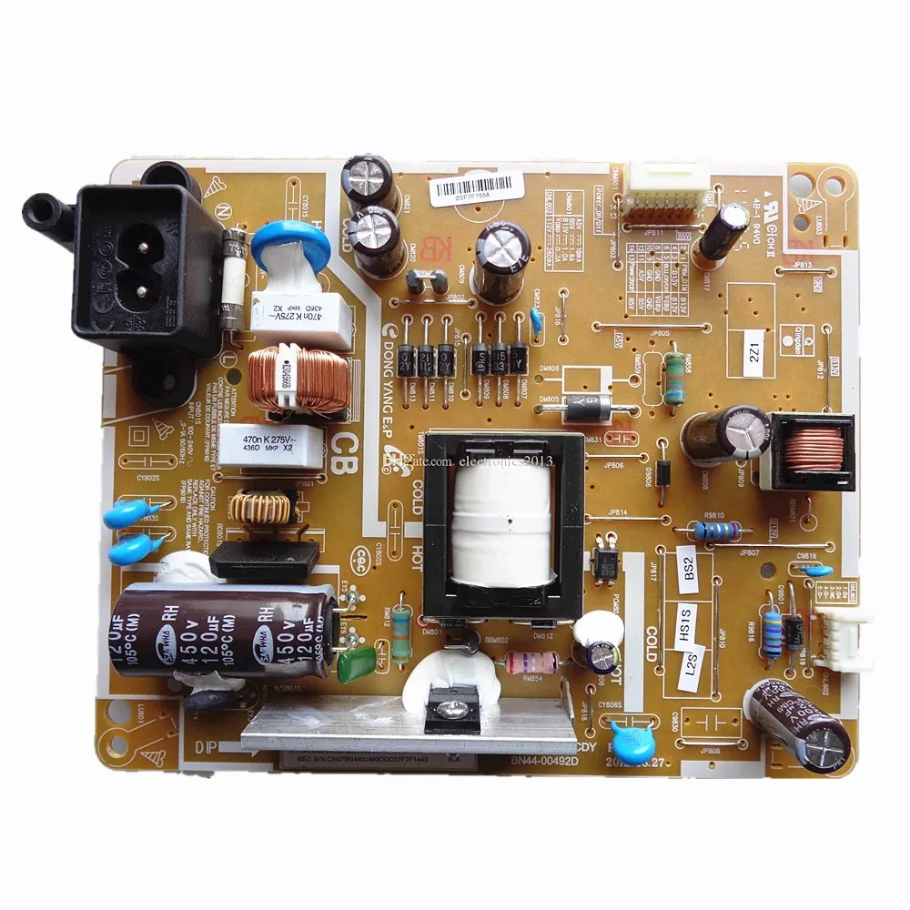 Оригинальный ЖК-монитор питания телевизор LED доска PCB блок BN44-00492A / B / D для Samsung 32 "UA32EH4000R UA32EH4080R
