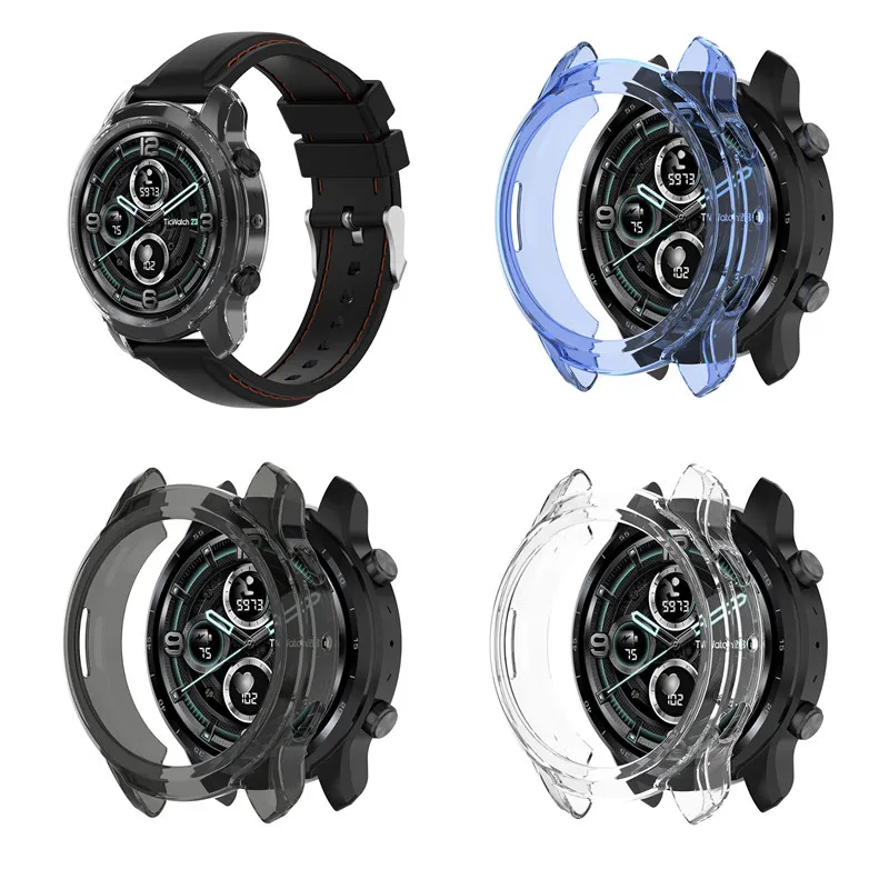 Étui de protection latéral en TPU pour montre intelligente, pour TICWATCH Pro3, livraison directe, vente en gros