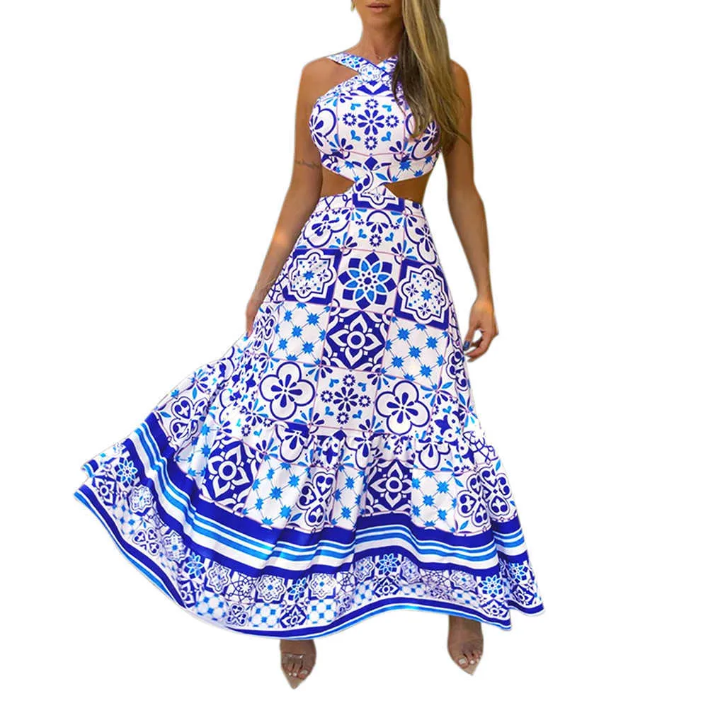 Set da Donna con Top Corto Floreale Boho Estivo e Gonna Lunga con Volant Set di Abiti da Torta con Volant in 2 Pezzi
