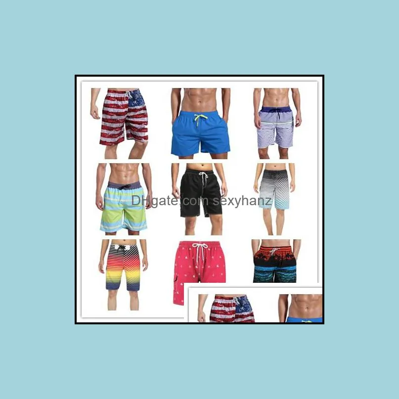 Mens Kläder Kläder 10st Män Board Shorts Plus Surf Trunks Badkläder med storlek 40 42 44 Twin Micro Fiber Boardshorts Beachwear BK Drop Del