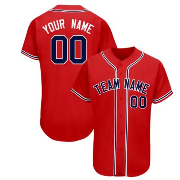 Homens Custom Beisebol Jersey Costura completa Qualquer Nome Números e Nomes de Equipe, Pls Personalizado Adicionar Observações em Order S-3XL 031