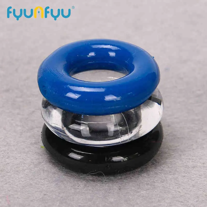 NXY Cockrings 3pcs Pack Silicone Delay Time Penis Ring Rings Adult Products Male Sex Toy Flexible Stay Donuts Party Gift 0215