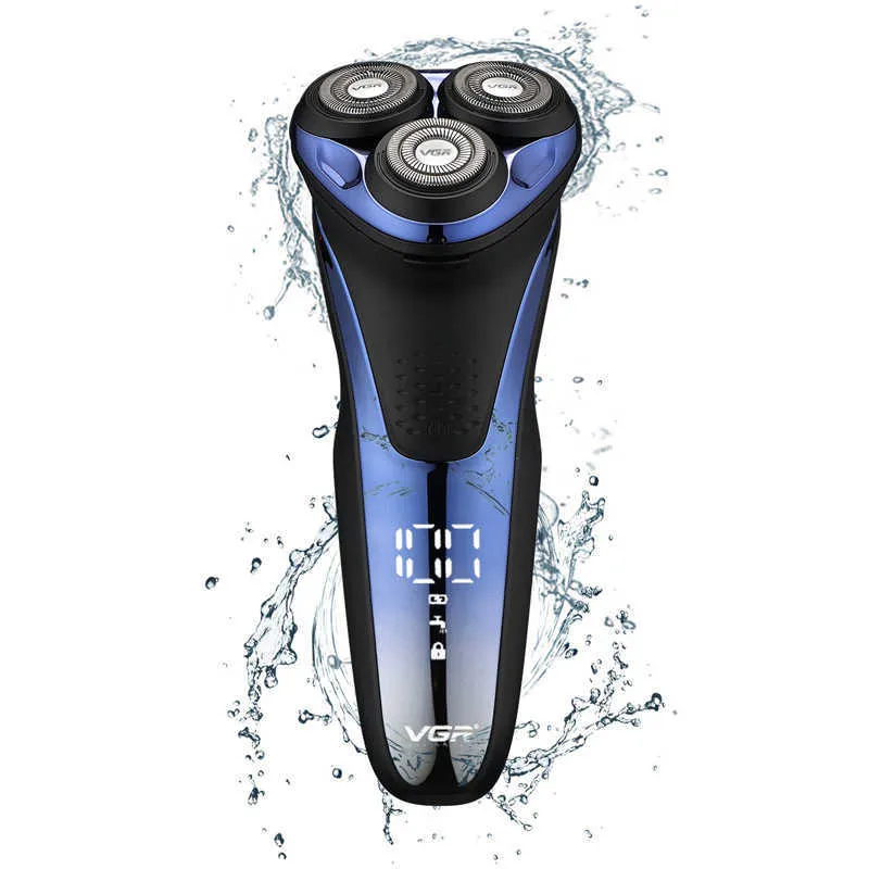 wet dry shaving machine Rechargeable Electric Shaver portable Electric Razor For Men beard washable USB charge P0817