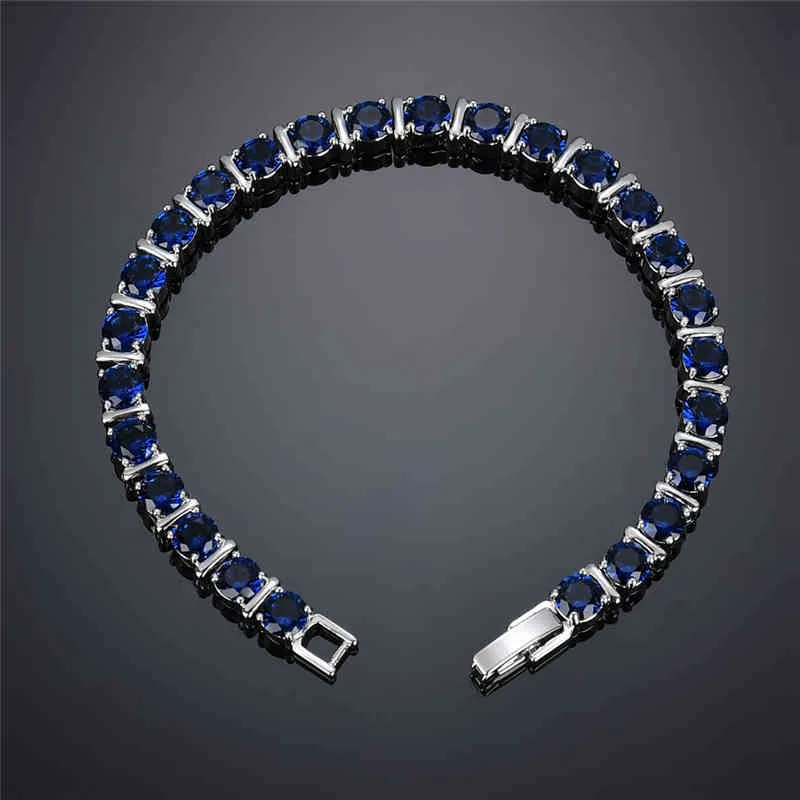 18 Cm Europe America Copper AAA Zircon 2021 Trend Contracted Bracelet For Women Fashion Nothing Jewelry