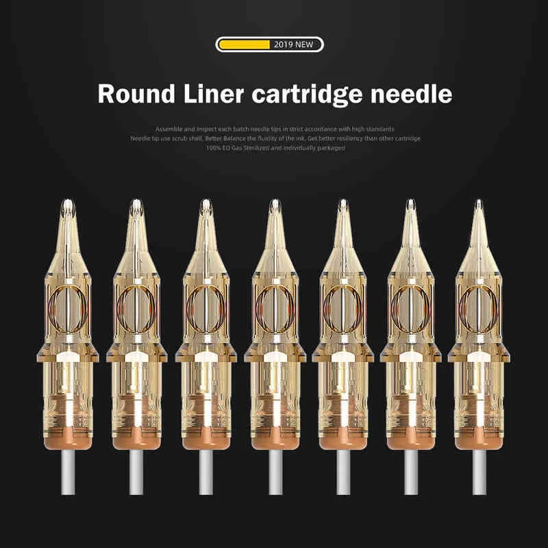 Ambition Revolution Tattoo Cartridge needles 0.30mm Round Liner #10  (0.25mm) Stable premium fine needles for Tattoo supply