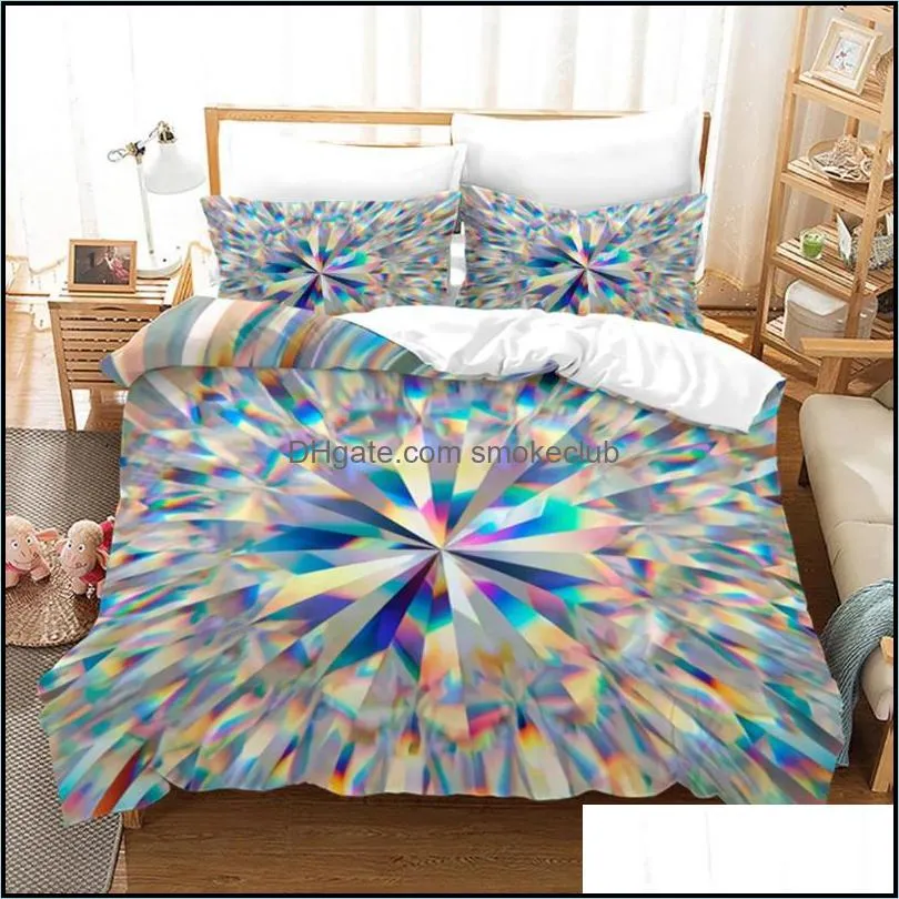 Bedding Sets Masonry Set Single Twin Full Queen King Size Bed Aldult Kid Bedroom Duvetcover 3D Anime 011