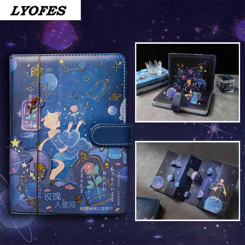 Journal Notebook Petit Prince Lyofes Planificateur Journal Business Office S Fournitures scolaires Sketchbook Papeterie 210611