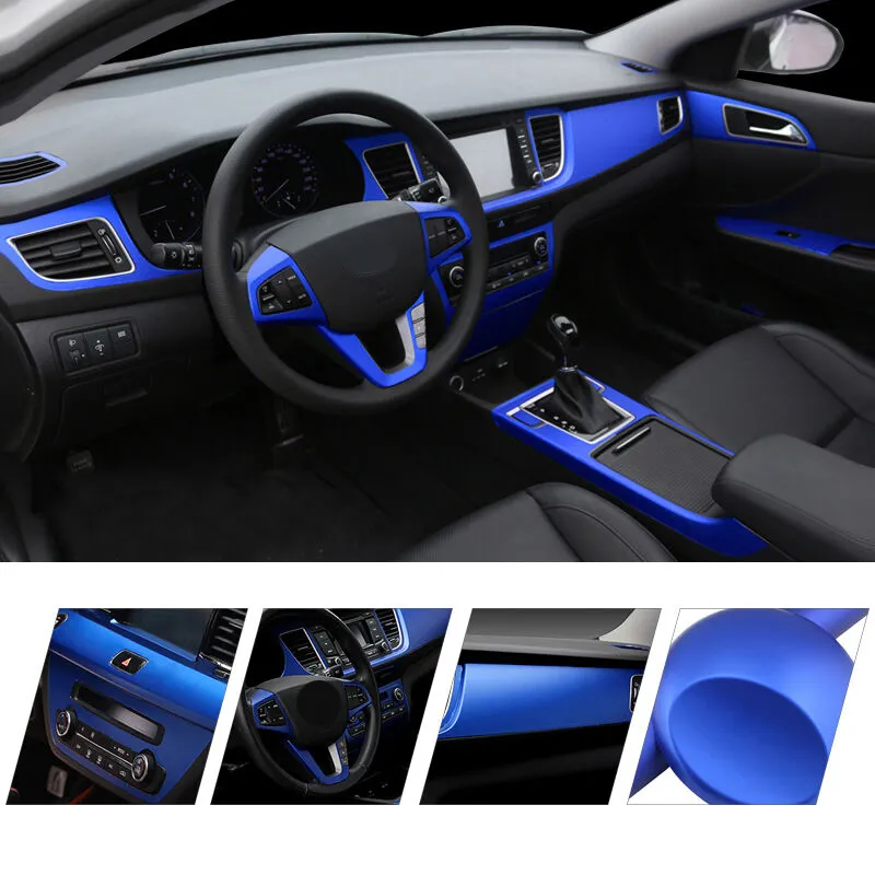 Color Changing Car Interior Styling Film Decals Matt Plating Ice