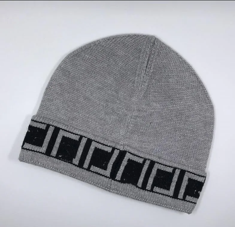 2021 new winter hat solid color wool knit beanie cap for women and soft thick hat for women slouchy bonnet