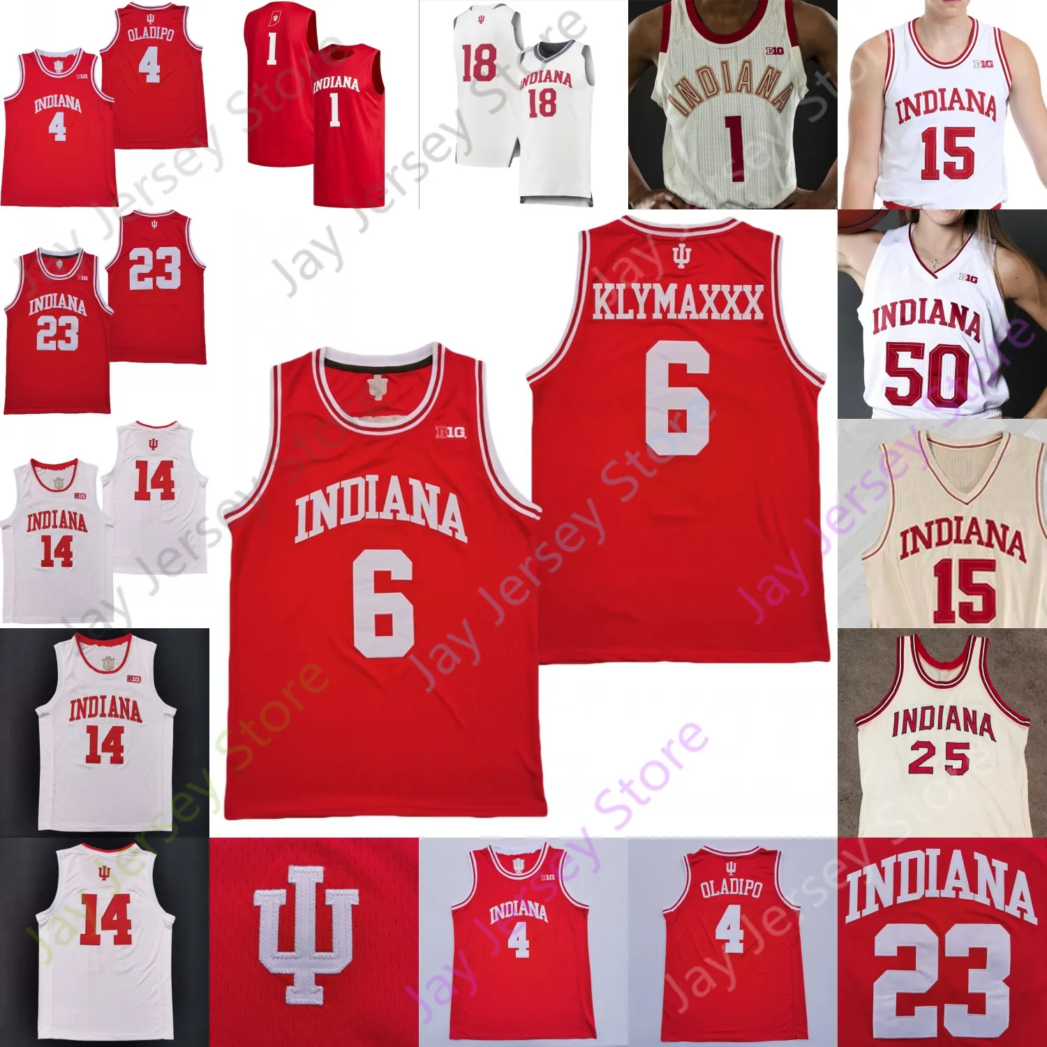 Indiana Hoosiers Basketball Maglie NCAA College Xavier Johnson Michael Durr Parker Stewart Race Thompson Anunob Gordon Zeller Crawford Thomas Leal Tre