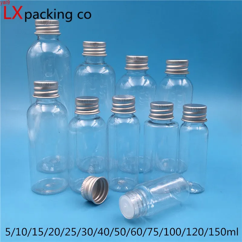 50PCS 5ML 10ML 25ML 30ML 60ML 100ML 150 ML Leere Klare Kunststoff verpackung Öl Parfüm Flaschen Kosmetische Behälter hohe menge