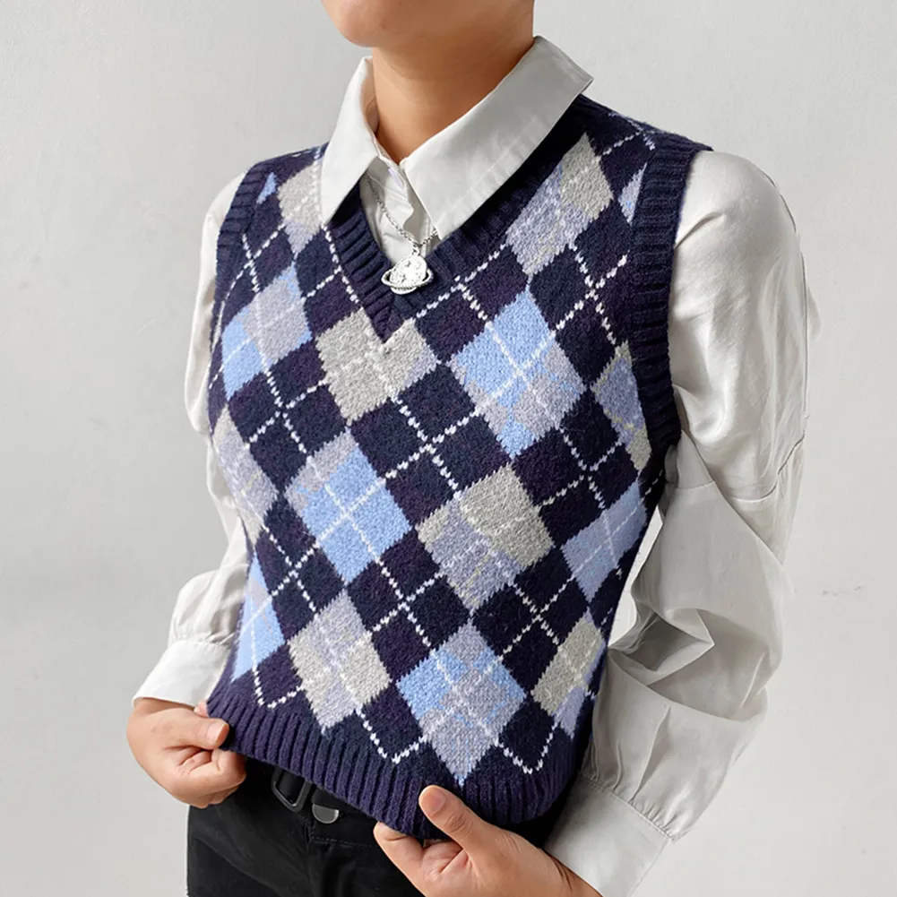 Vintage sweater on sale vest womens