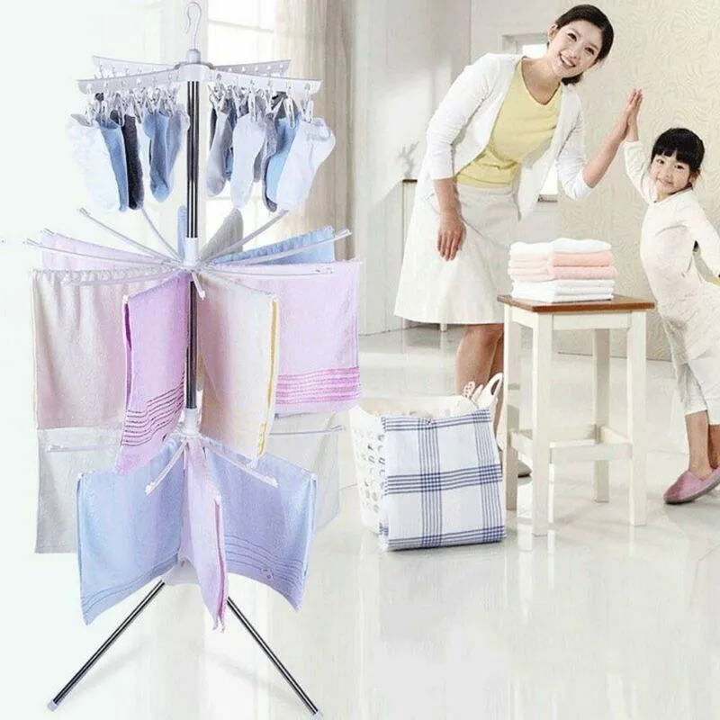 2 tier tripod drying rack deals