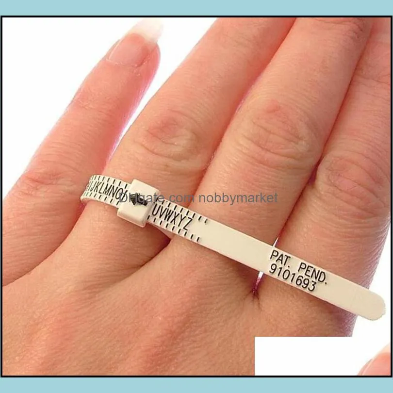 Rings Finger Sizer Measure Gauge US UK EU Sizes- Ring Size Measuring Ruler  Tools