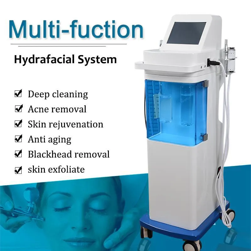 Microdermoabrasão de água vertical Microdermoabrasão Máquina facial para rejuvenescimento de pele Remoção de cravo Anti-Wrinkle Salon Uso