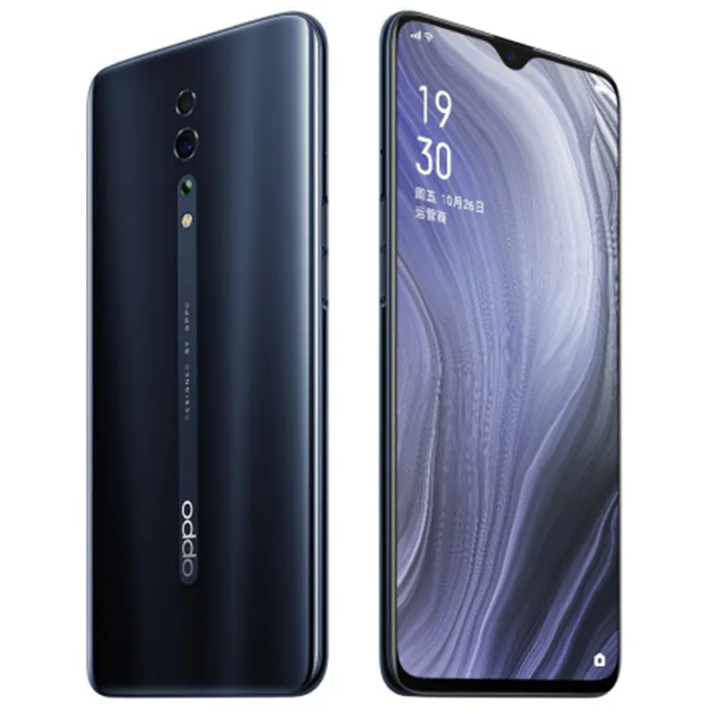 Original OPPO Reno Z 4G LTE Celular 8GB RAM 128GB ROM Helio P90 Octa Core Android 6.4 "Tela Full 48.0MP NFC Face ID Smart Celular