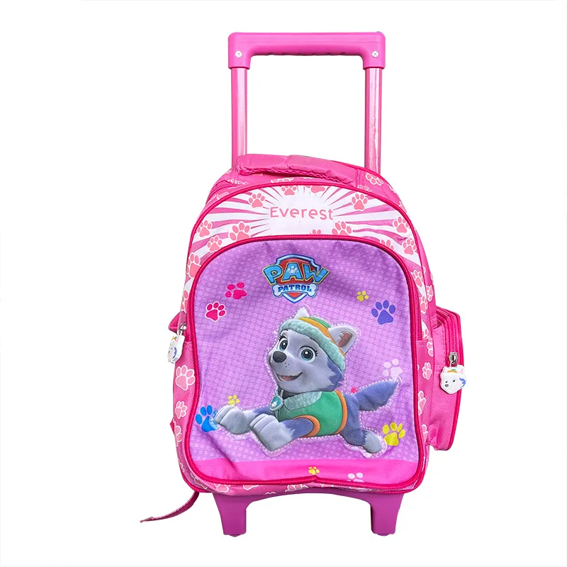 Hot-selling practical and convenient children`s 13-inch trolley schoolbag cute cartoon pattern children`s schoolbag designed for children