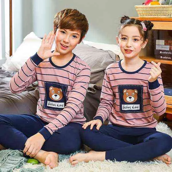 Lindo animal adolescente pijamas invierno pijama para niños conjuntos de  manga larga pijamas niños niños ropa de dormir ropa para niñas 12 14 16  años