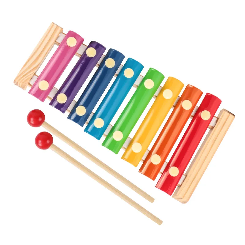 2 En 1 Bébé Piano Xylophone Jouet Pour Les Tout-Petits 1-3 Ans, 8 Clavier  Multicolore Xylophone Piano, Préscolaire Éducation Musicale Apprentissage  Musical