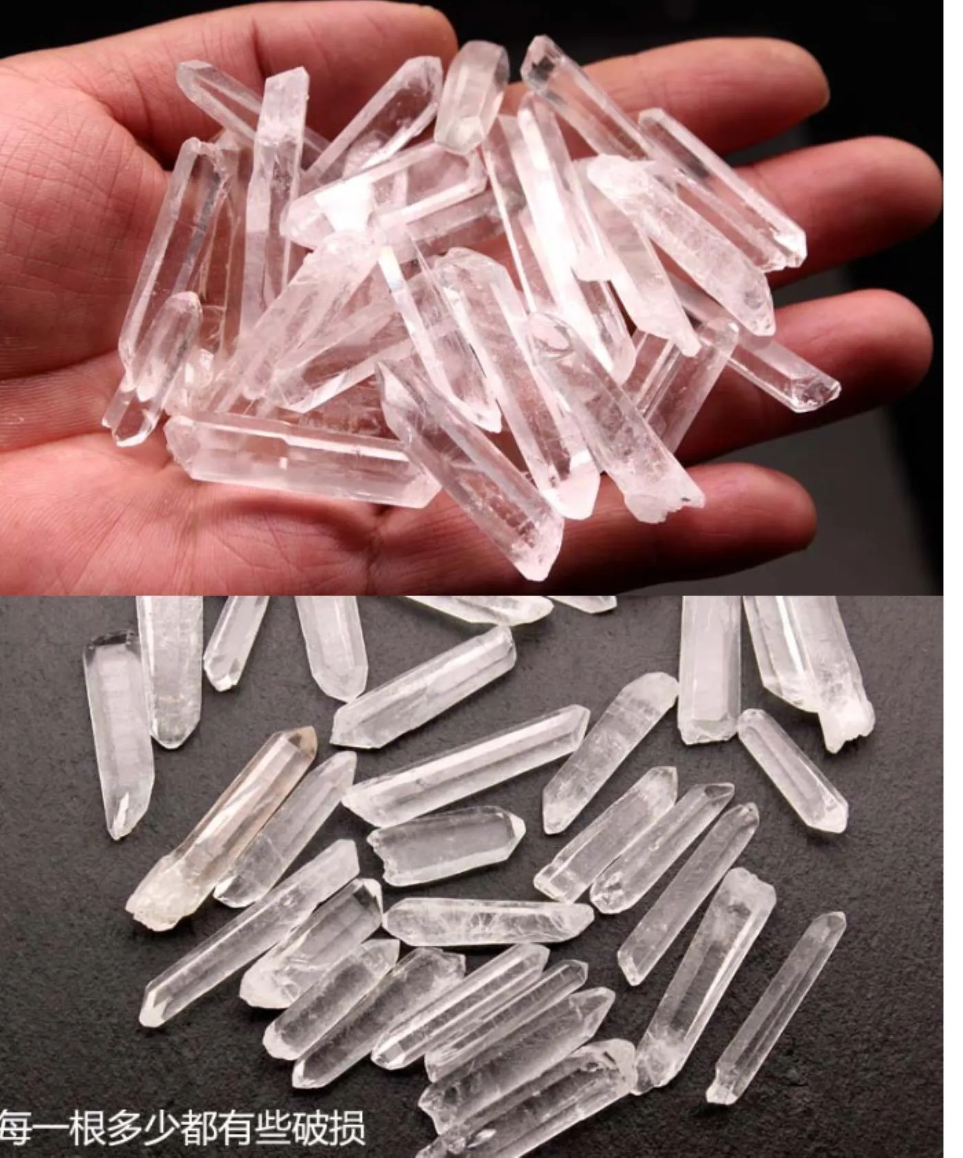  shipping&pouch!! wholesale 200g bulk small points clear quartz crystal mineral healing reiki & good lucky energy mineral wand