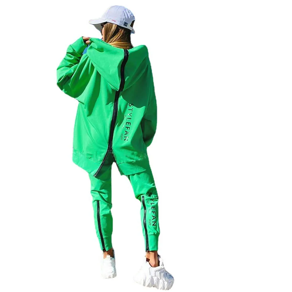Green sweatsuit womens hotsell