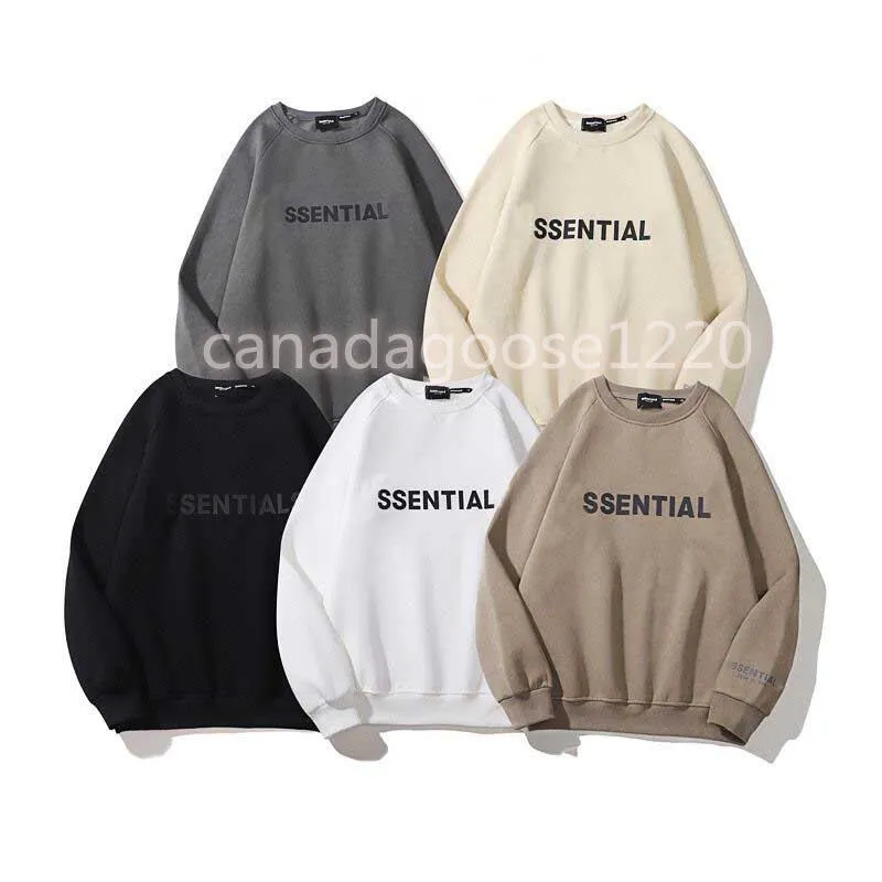 Sweatshirts High Quality Casual Brev Mäns och Kvinnors Round Neck Sweater # S-XL