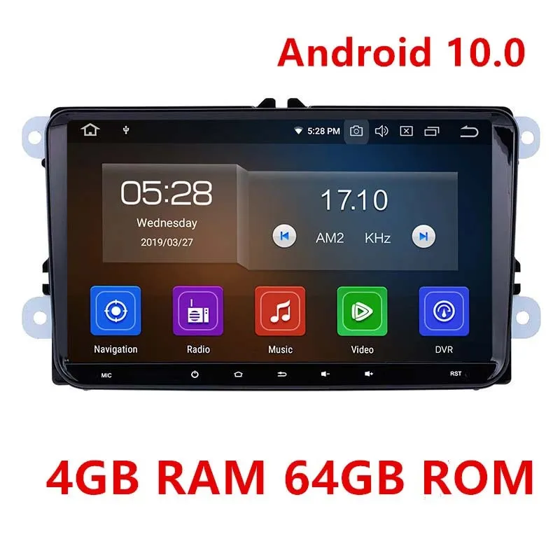 9" Android 64GB Car dvd radio GPS Navi Stereo Player for VW Volkswagen Scirocco Golf Polo Passat b5 Jetta Tiguan