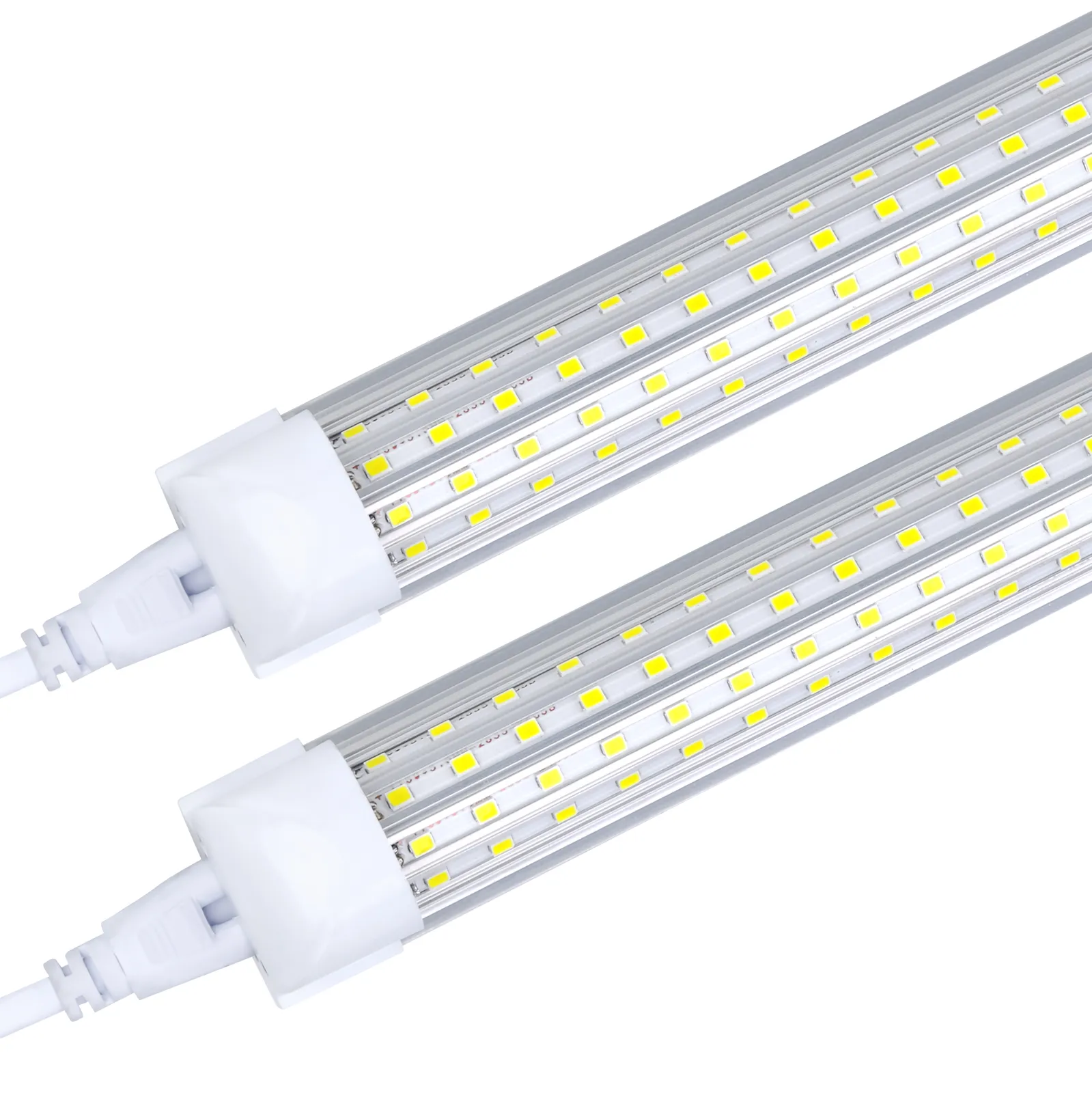 8ft led tube lights V-Shape 8 foot design shop LED lights fixture 2ft 3ft 4ft 5ft 6ft Cooler Door Freezer lighting fluorescent Lamps