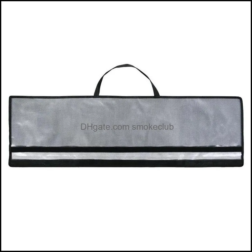 Fishing Accessories 106.5X27cm Convenient Transparent PVC Bag For Rod Reel Line And Other Gears Storage Bag,Fishing