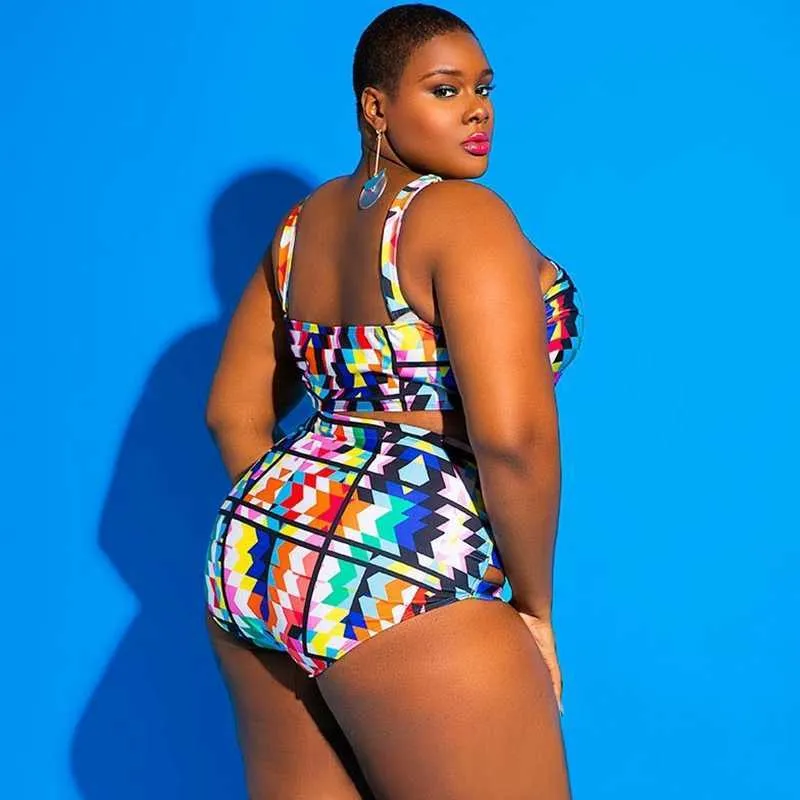 African print plus size swimwear outlet