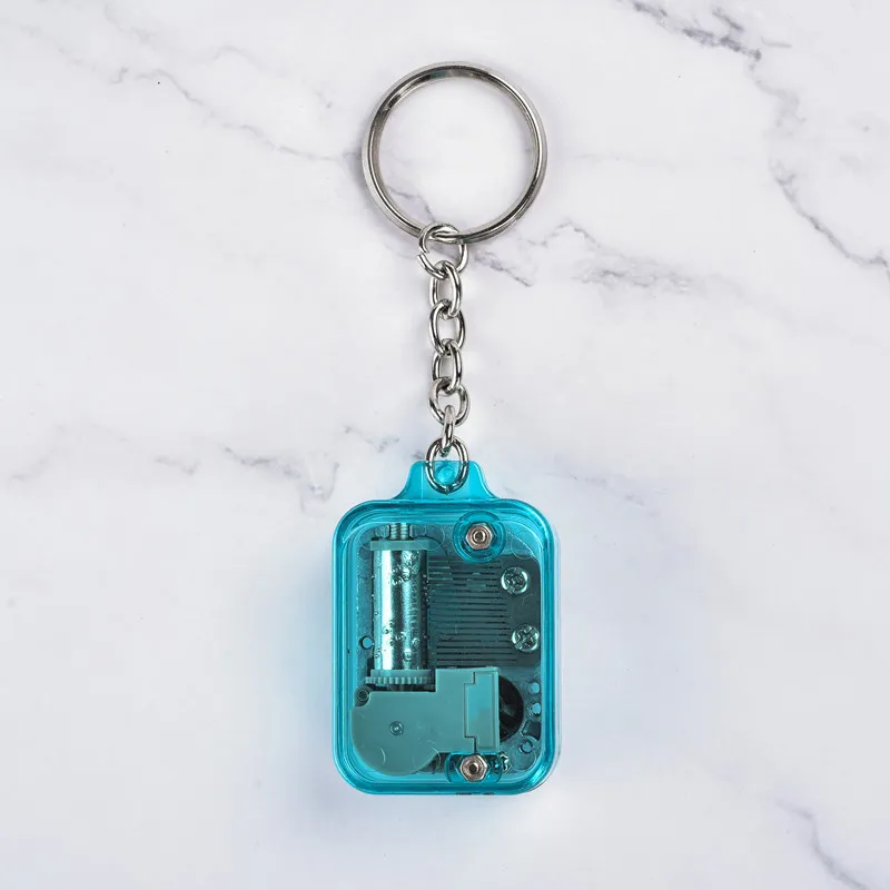 Creative Keychain Pendant Music Box Eight Gift Souvenirs Keychins Gifts