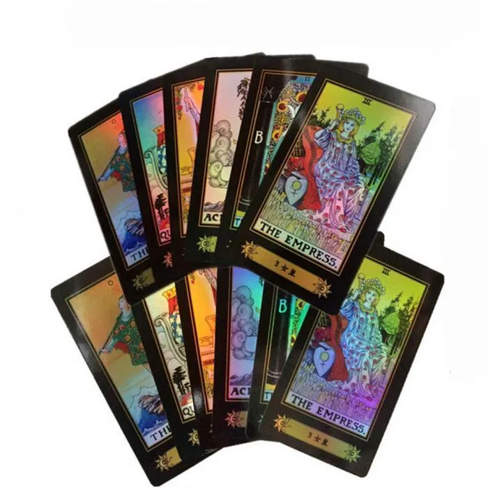 홀로그램 보드 게임 78 PCS Shine 카드 Astrologer에 대한 전체 판