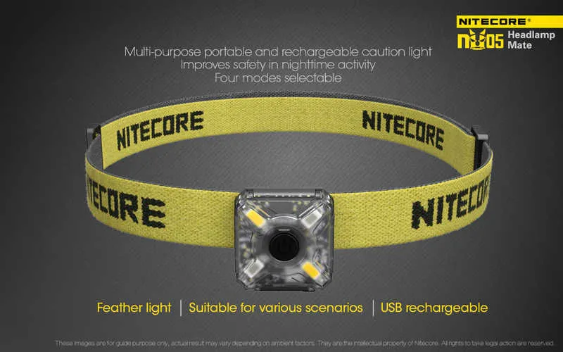 NITECORE NU05 USB Rechargeable Headlamp Mate (2)