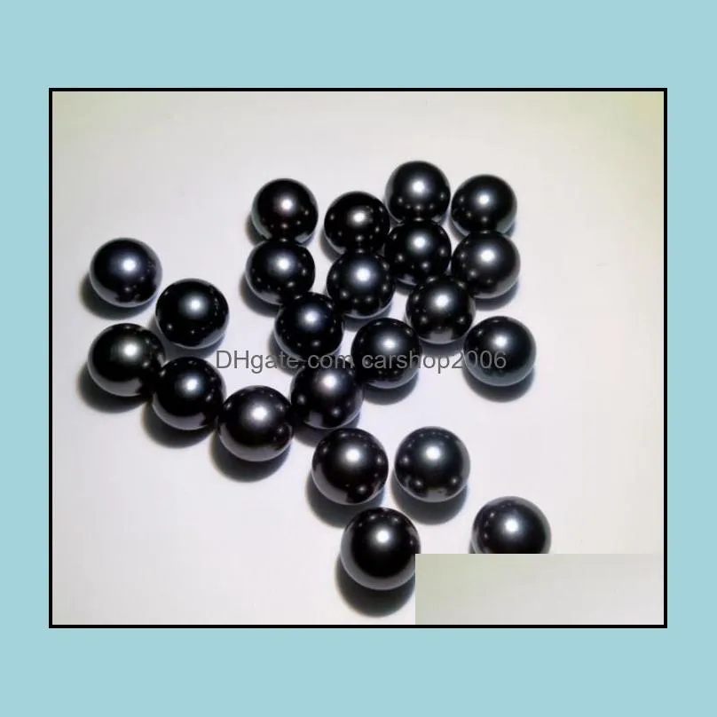 8-9mm Natural Black Pearl Loose Beads Freshwater Pearl Particles Women`s Gift