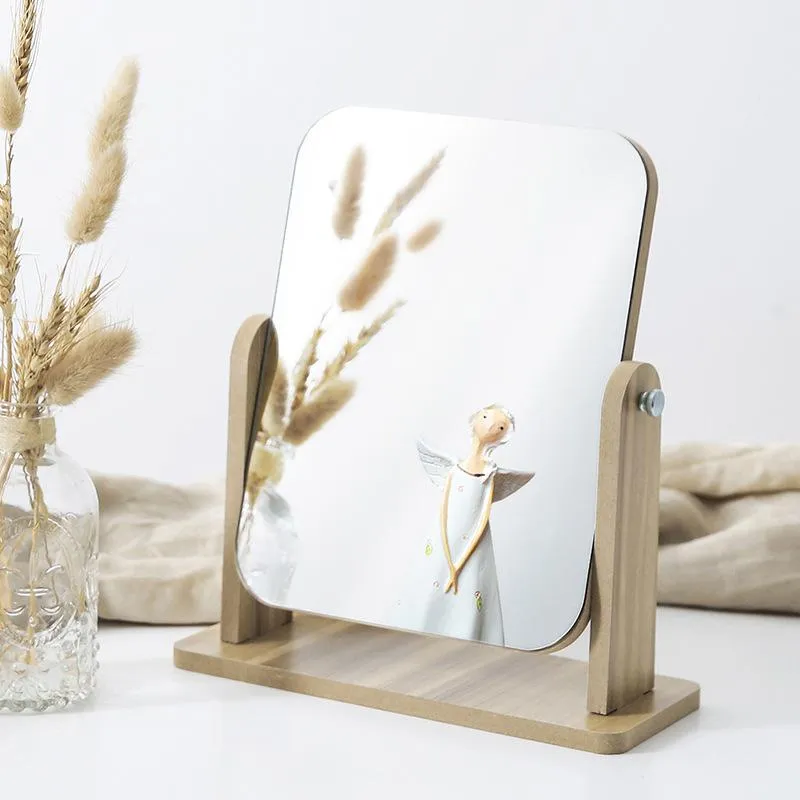 Aynalar Masaüstü Makyaj Aynası Soyunma Masa Ev Güzellik Büyük Kız Kalp