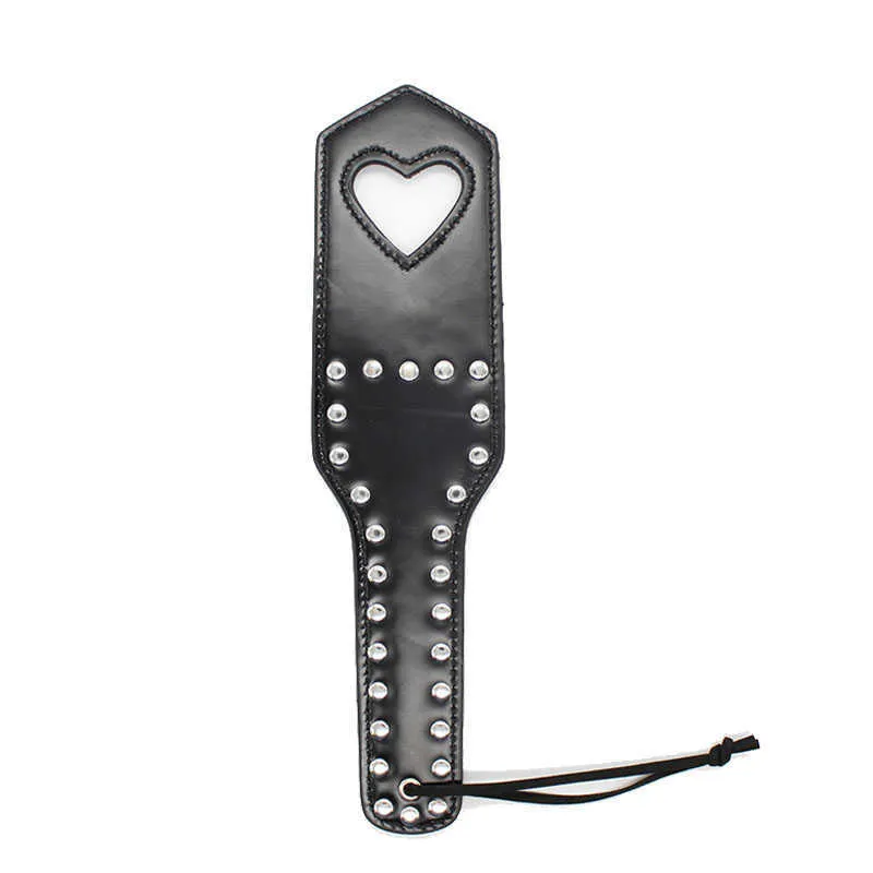 YUELV Leather Spanking Paddle Heart Shaped Slave Paddle Fetish Bondage  Restraint Whip Ass Flogger Knout Adult Game Sex Products X0603 From  Heijue02, $9.91