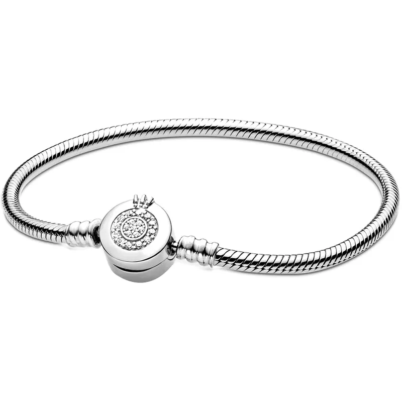 Bracelets de charme pour femmes 925 STERLING STYLE P Style CZ Zircon Crown Designer Jewery Ladies Gift Top Quality With Original Box1892667