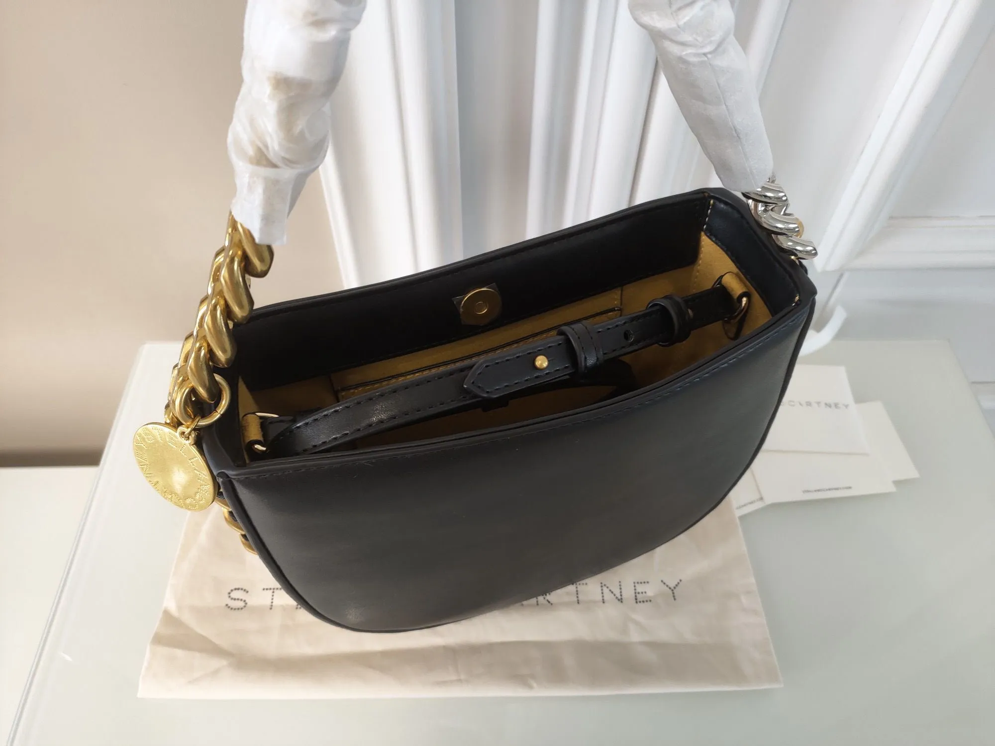2022 New arrival Designer Shoulder Bags For Women Fashion Stella Mccartney Chains handbags Genuine leather Lady Shopping bag