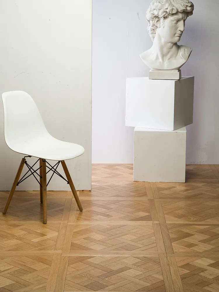 Versailles Oak Parquet Hardwood Flooring Cladding Wewnętrzne Wnętrza Wnętrza Nowoczesne sztuka panel ścienny