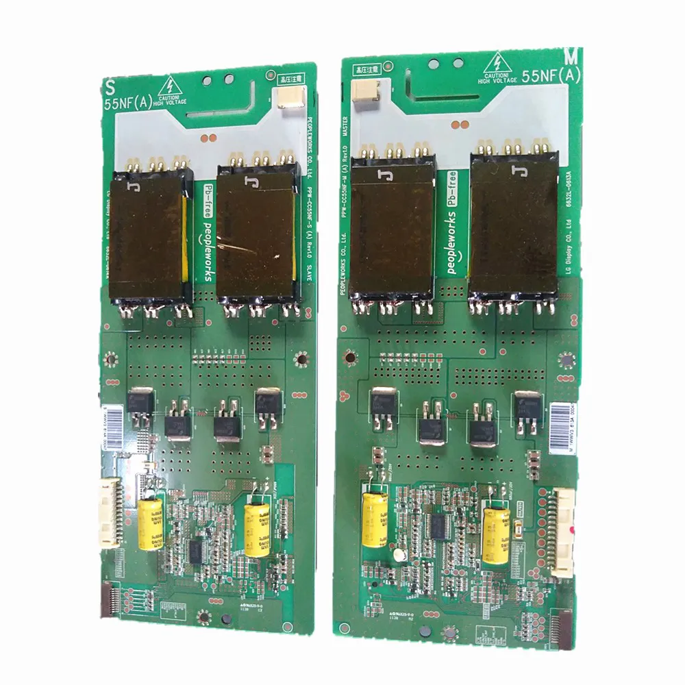 Originele LCD-achtergrondverlichting-omvormer TV Board-eenheid voor 55 "PPW-CC55NF-M / S 6632L-0613A 6632L-0614A LG-scherm LC550WUD