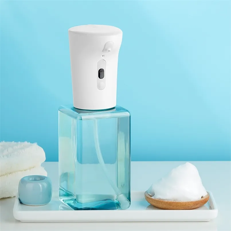 Lebath Touchless Sensor Automatic Foam Soap Dispenser Magnetic Charging Washing Machine 211206