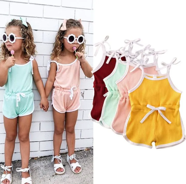 Baby Jumpers Fashion Letters Print Rompers Boys Girls Infant Unisex Short Sleeve Jumpsuits Kids Children Breathable jumpsuit